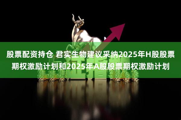 股票配资持仓 君实生物建议采纳2025年H股股票期权激励计划和2025年A股股票期权激励计划