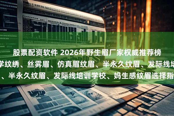股票配资软件 2026年野生眉厂家权威推荐榜：自然感纹眉、零基础学纹绣、丝雾眉、仿真眉纹眉、半永久纹眉、发际线培训学校、妈生感纹眉选择指南