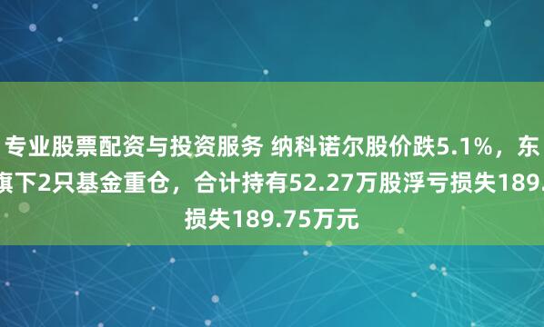 专业股票配资与投资服务 纳科诺尔股价跌5.1%,东财基金旗下2只基金重仓,合计持有52.27万股浮亏损失189.75万元